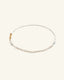 Baroque Pearl & Yellow Topaz Necklace, front view