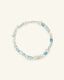 Ice Blue Crystal & Aquamarine Necklace(冰蓝水晶海蓝宝项链)