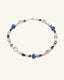 Lapis Lazuli & Clear Quartz Necklace, front view
