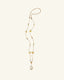 Citrine & Sterling Silver Necklace, front view