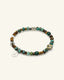 Turquoise & Tiger's Eye Bracelet, front view