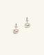White Baroque Pearl Stud Earrings(白色巴洛克珍珠耳钉)
