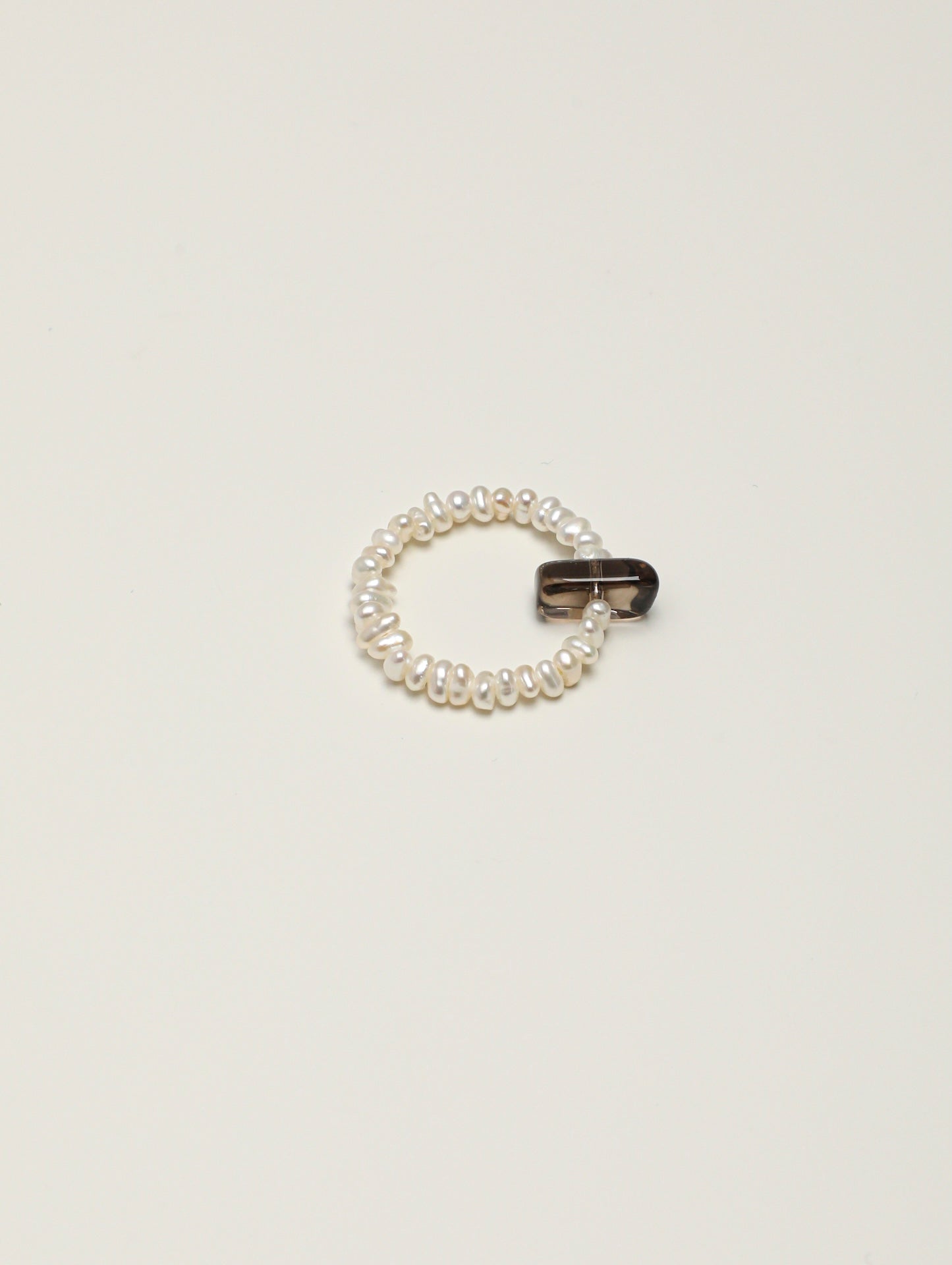 The Terre Smoky Quartz and Baroque Pearl Band