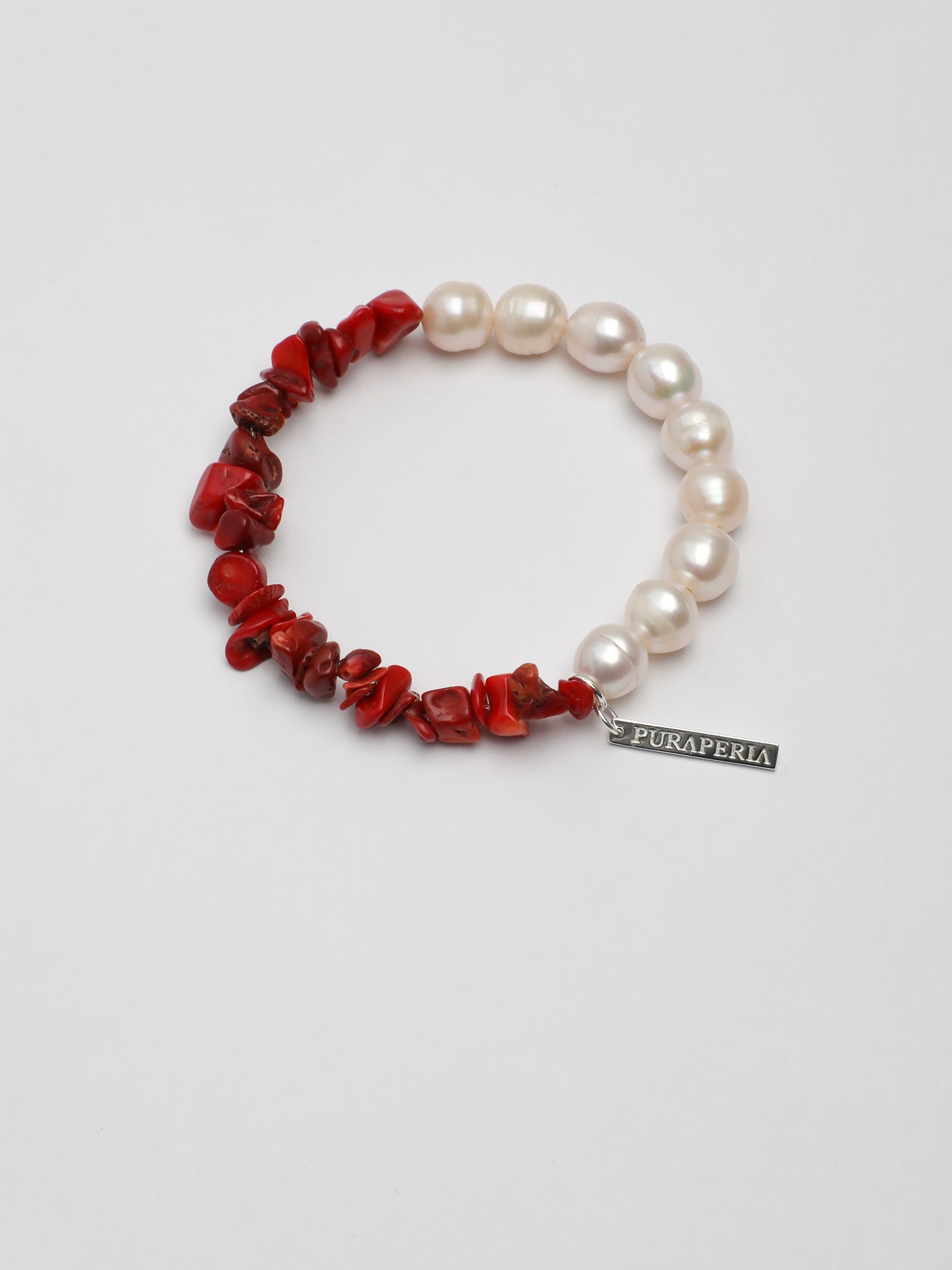 The Riviera Crimson Coral and Baroque Pearl Strand