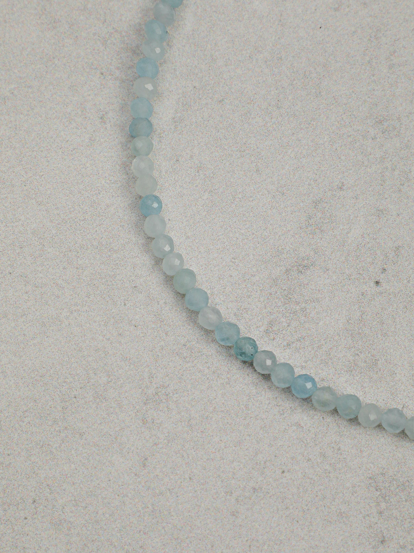 "Astra" Lapis & Aquamarine Triple Wrap Bracelet