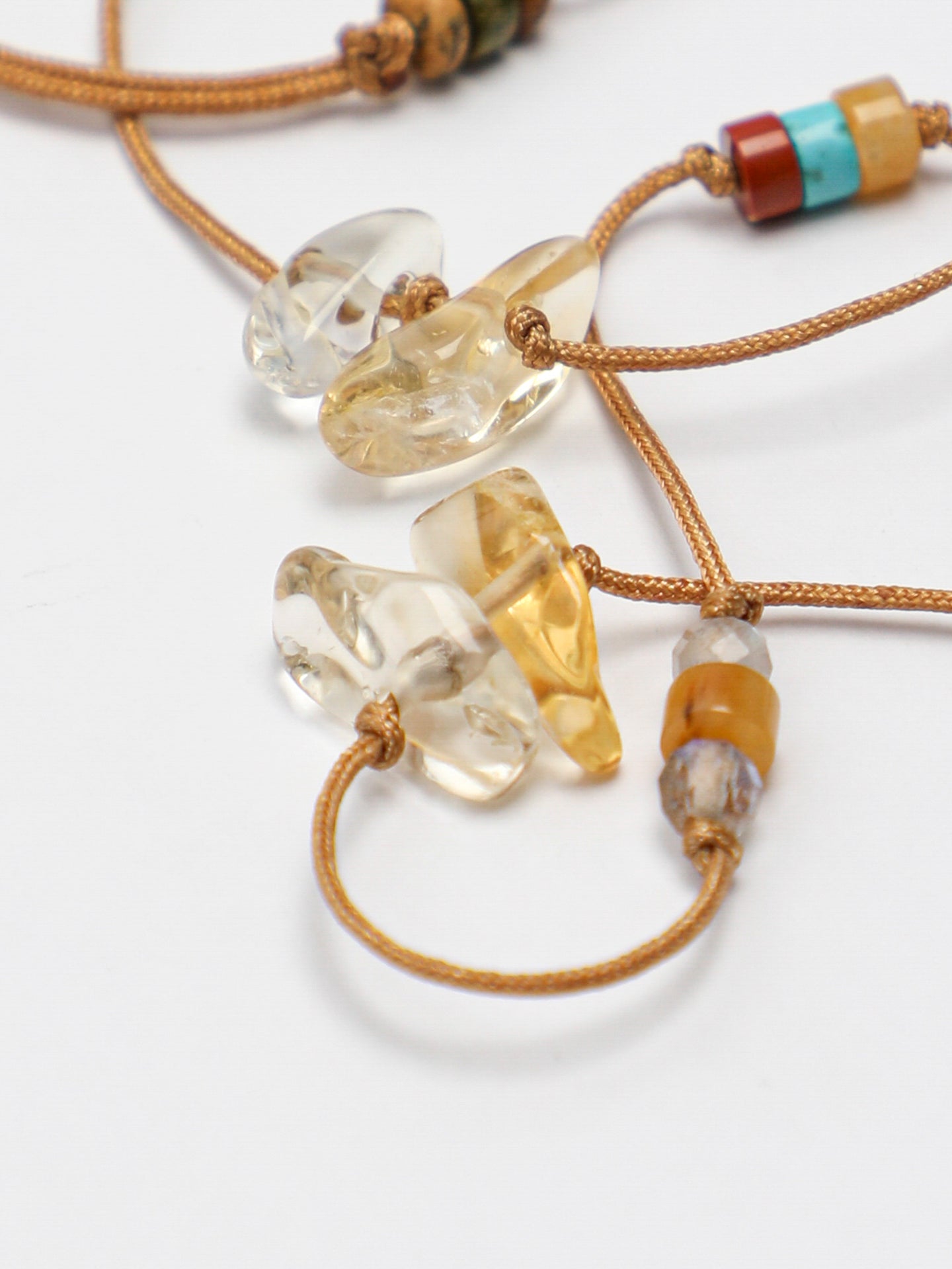 The Aurelia Baroque Pearl and Asymmetric Citrine Necklace