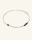 Baroque Pearl & Lapis Lazuli Necklace, front view