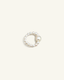 Freshwater Pearl Beaded Ring, front view