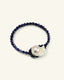 Lapis Lazuli & Pearl Bracelet, front view