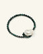 Malachite & Pearl Bracelet, front view