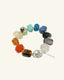 Pearl & Clear Quartz Bracelet, front view